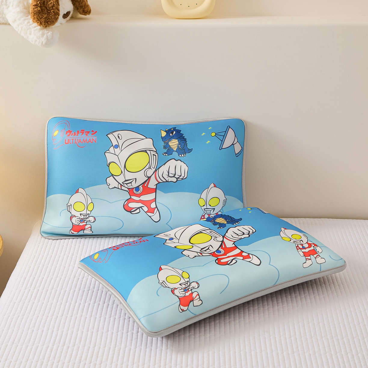 91家纺网 家纺一手货源 找家纺 云恋家纺 2026新款儿童卡通A类冰丝凉席枕套一对装夏季凉感丝可拆枕头儿童学生单人枕芯套 奥趣