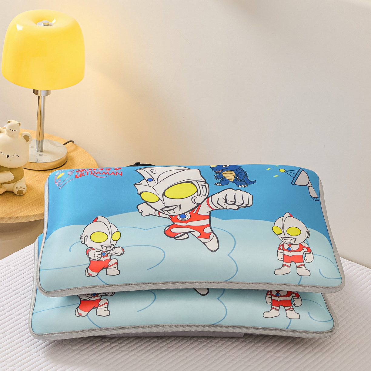 91家纺网 家纺一手货源 找家纺 云恋家纺 2026新款儿童卡通A类冰丝凉席枕套一对装夏季凉感丝可拆枕头儿童学生单人枕芯套 奥趣