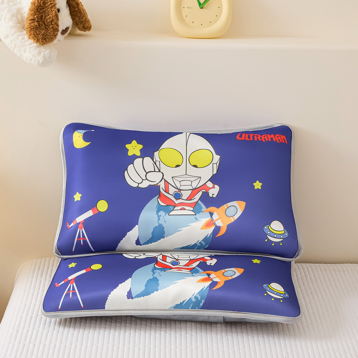 91家纺网 家纺一手货源 找家纺 云恋家纺 2026新款儿童卡通A类冰丝凉席枕套一对装夏季凉感丝可拆枕头儿童学生单人枕芯套 迪梦