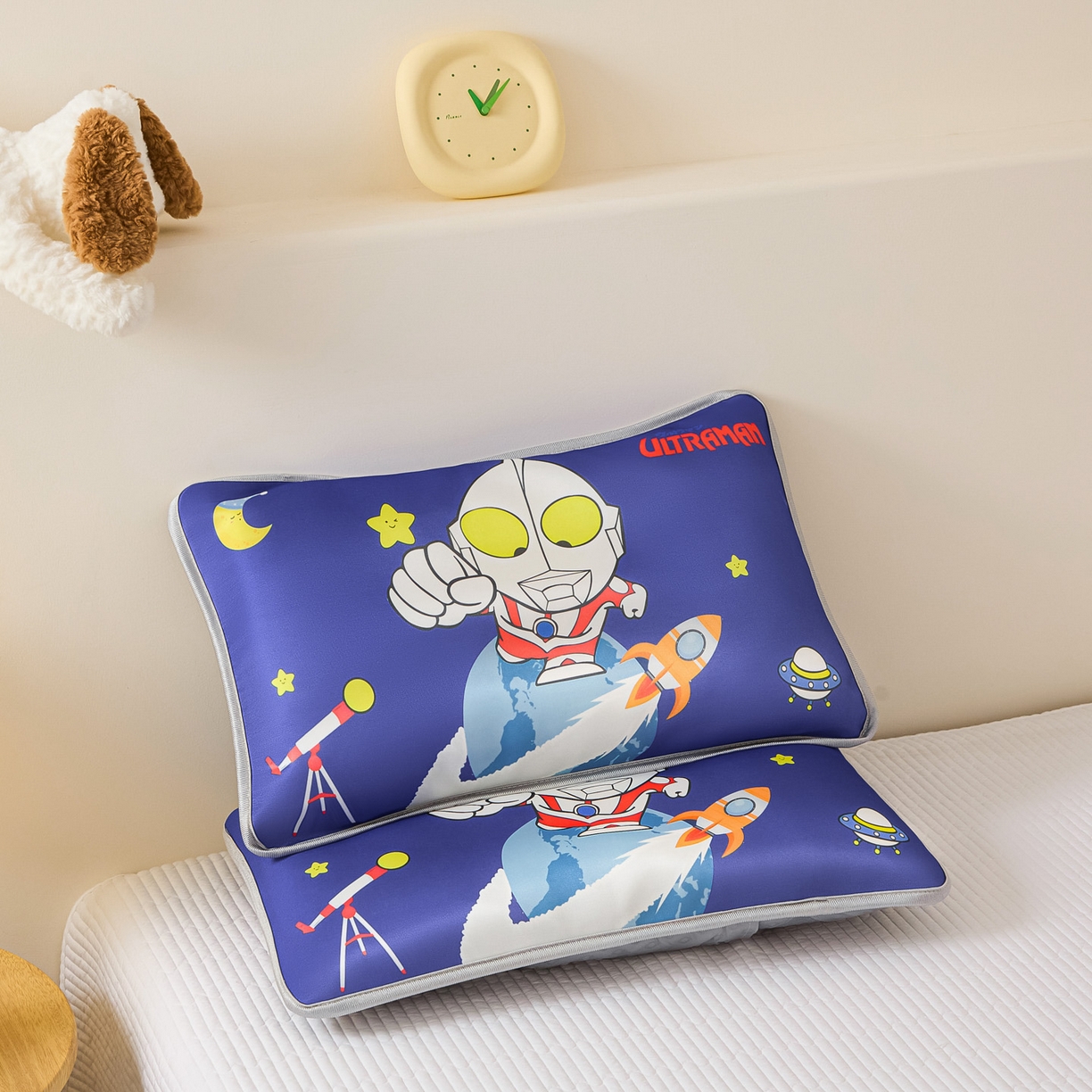 91家纺网 家纺一手货源 找家纺 云恋家纺 2026新款儿童卡通A类冰丝凉席枕套一对装夏季凉感丝可拆枕头儿童学生单人枕芯套 迪梦