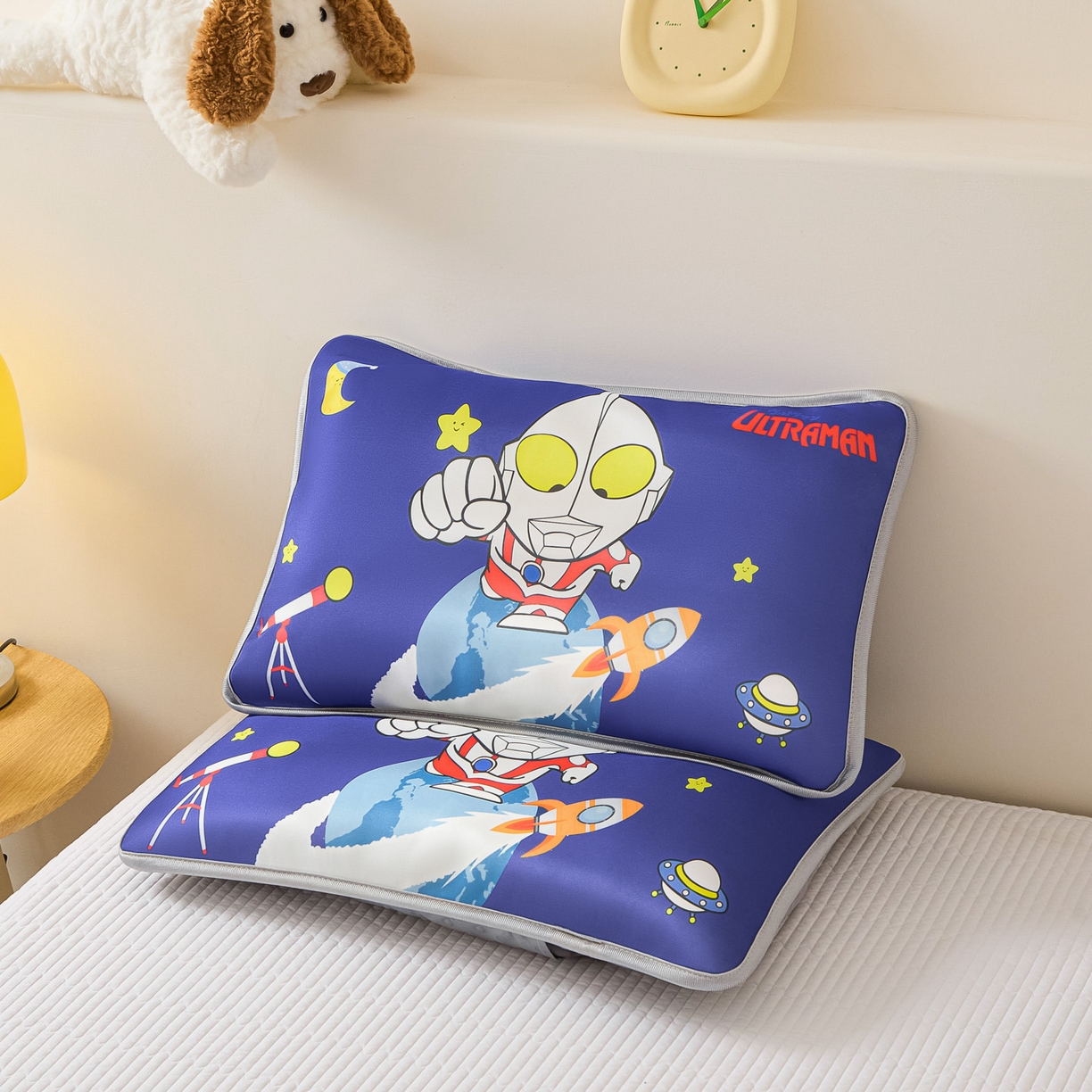 91家纺网 家纺一手货源 找家纺 云恋家纺 2026新款儿童卡通A类冰丝凉席枕套一对装夏季凉感丝可拆枕头儿童学生单人枕芯套 迪梦