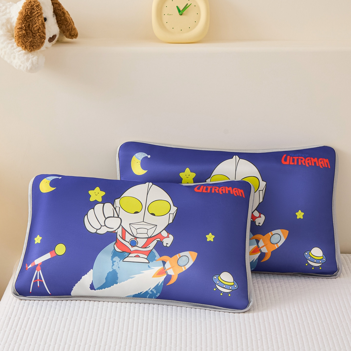 91家纺网 家纺一手货源 找家纺 云恋家纺 2026新款儿童卡通A类冰丝凉席枕套一对装夏季凉感丝可拆枕头儿童学生单人枕芯套 迪梦