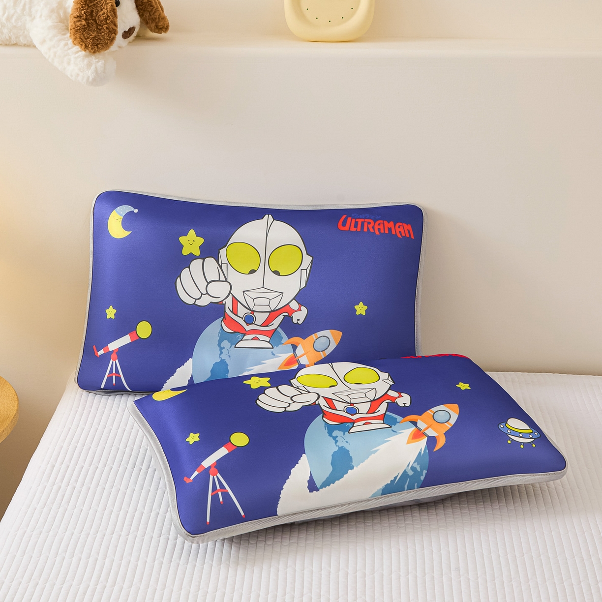 91家纺网 家纺一手货源 找家纺 云恋家纺 2026新款儿童卡通A类冰丝凉席枕套一对装夏季凉感丝可拆枕头儿童学生单人枕芯套 迪梦