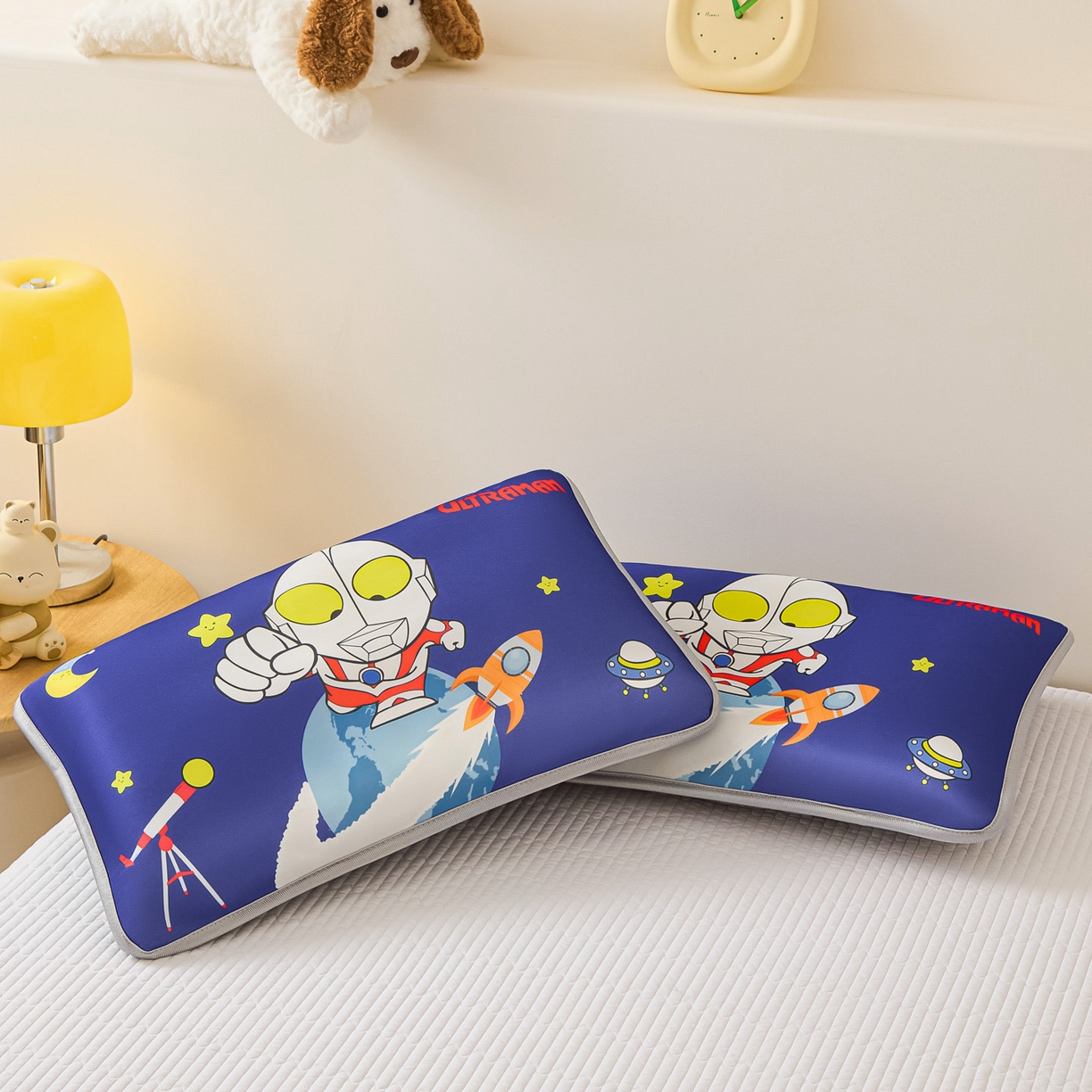 91家纺网 家纺一手货源 找家纺 云恋家纺 2026新款儿童卡通A类冰丝凉席枕套一对装夏季凉感丝可拆枕头儿童学生单人枕芯套 迪梦