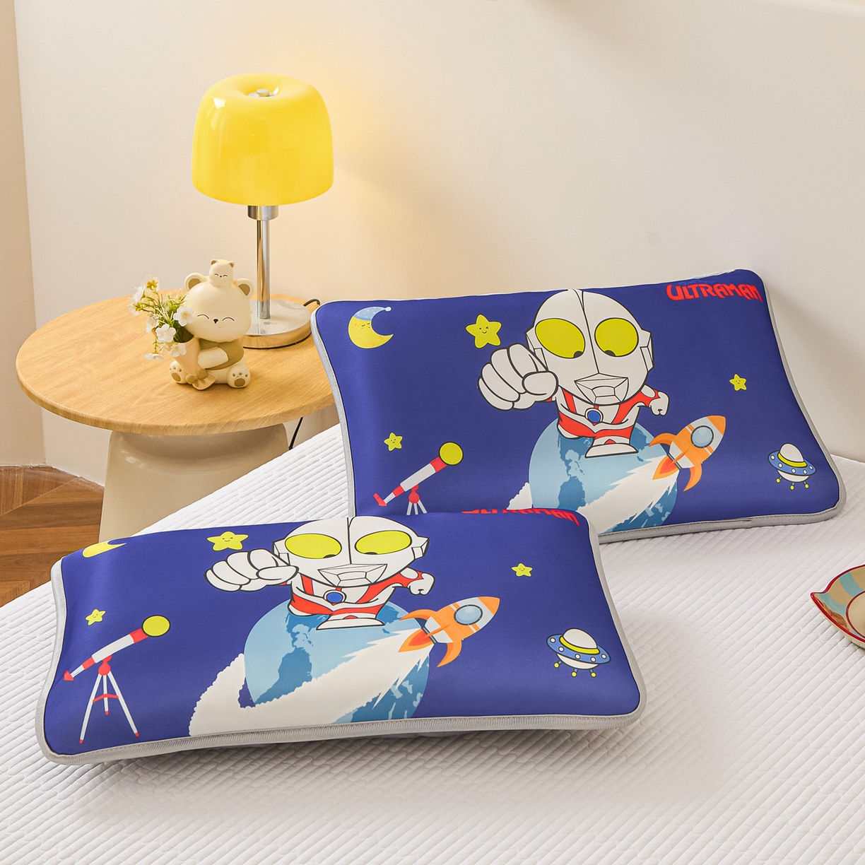 91家纺网 家纺一手货源 找家纺 云恋家纺 2026新款儿童卡通A类冰丝凉席枕套一对装夏季凉感丝可拆枕头儿童学生单人枕芯套 迪梦