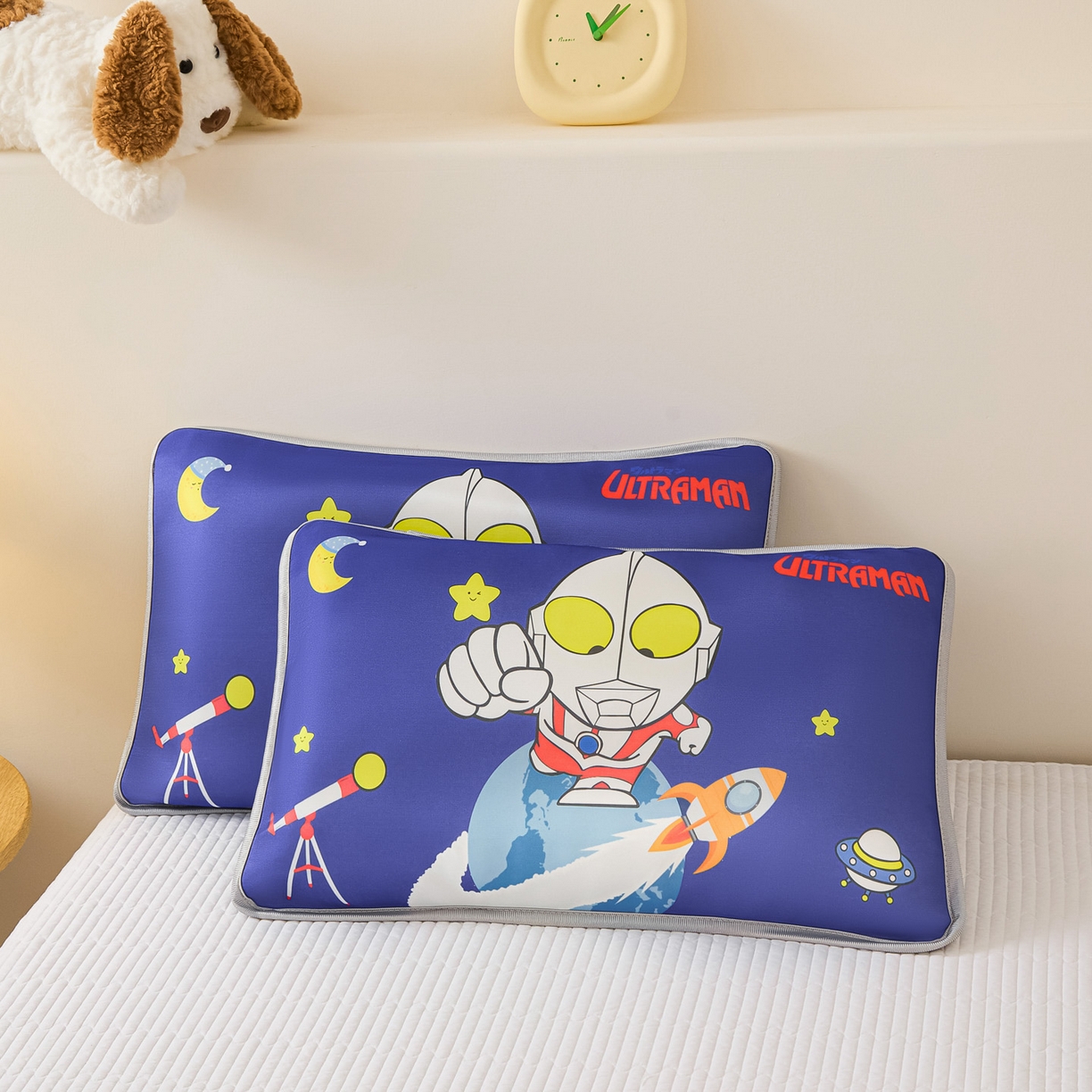 91家纺网 家纺一手货源 找家纺 云恋家纺 2026新款儿童卡通A类冰丝凉席枕套一对装夏季凉感丝可拆枕头儿童学生单人枕芯套 迪梦