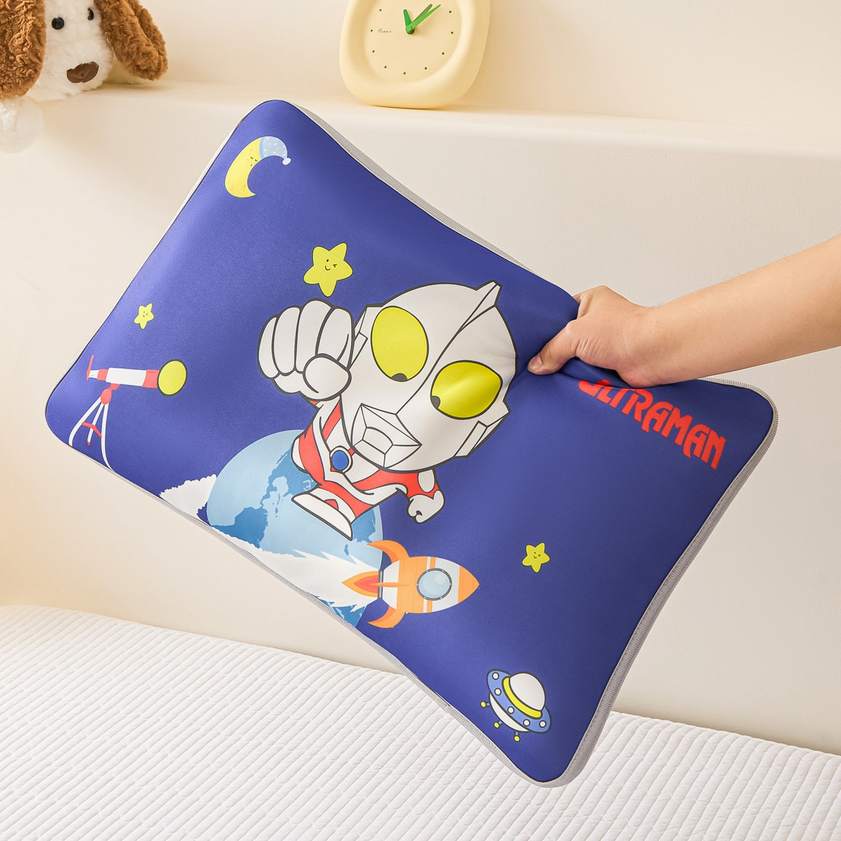 91家纺网 家纺一手货源 找家纺 云恋家纺 2026新款儿童卡通A类冰丝凉席枕套一对装夏季凉感丝可拆枕头儿童学生单人枕芯套 迪梦