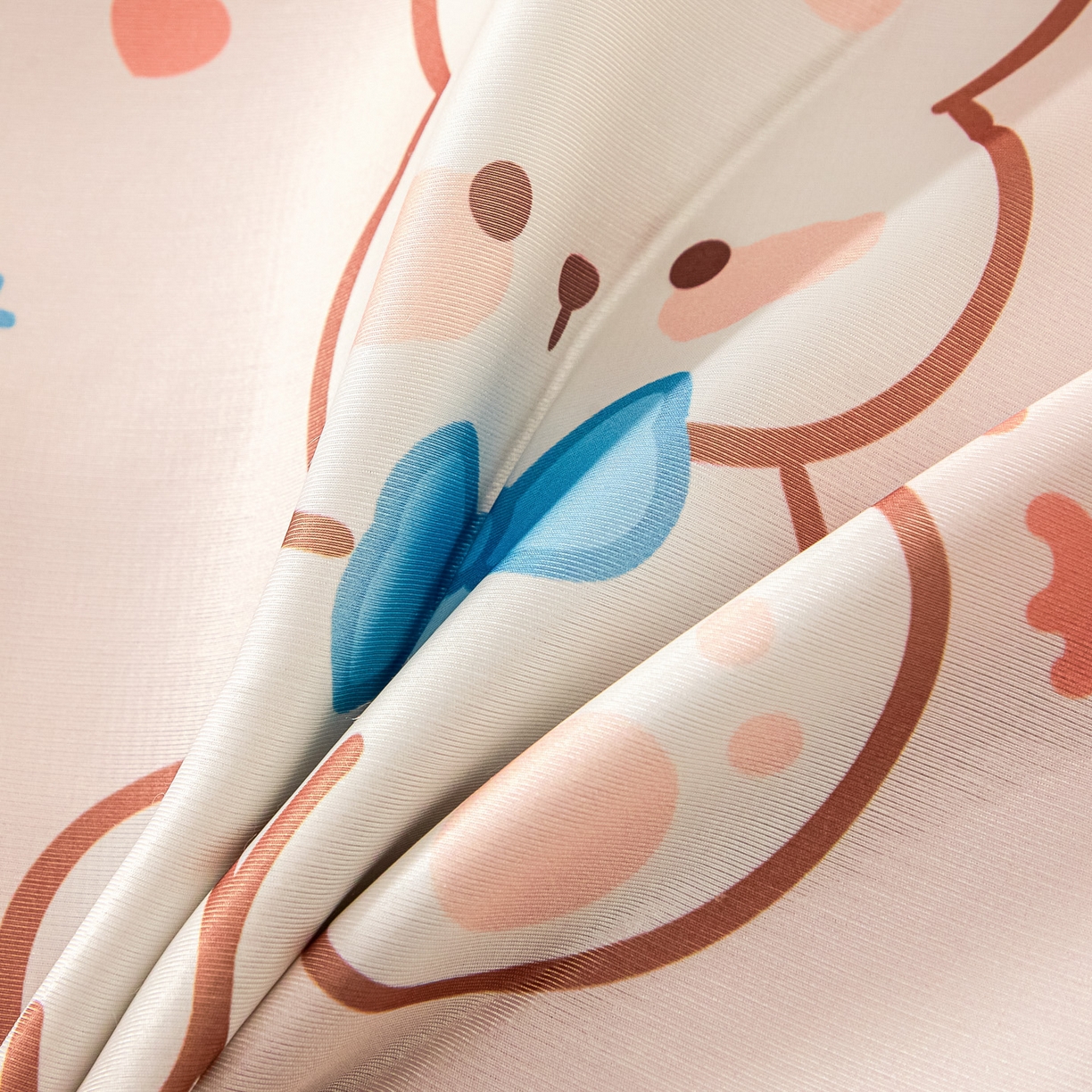 91家纺网 家纺一手货源 找家纺 云恋家纺 2026新款儿童卡通A类冰丝凉席枕套一对装夏季凉感丝可拆枕头儿童学生单人枕芯套 奶酪萌兔