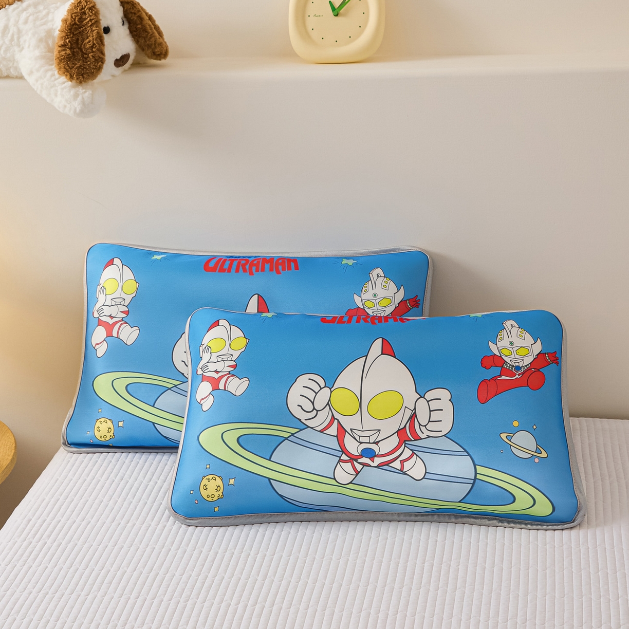 91家纺网 家纺一手货源 找家纺 云恋家纺 2026新款儿童卡通A类冰丝凉席枕套一对装夏季凉感丝可拆枕头儿童学生单人枕芯套 星际之光