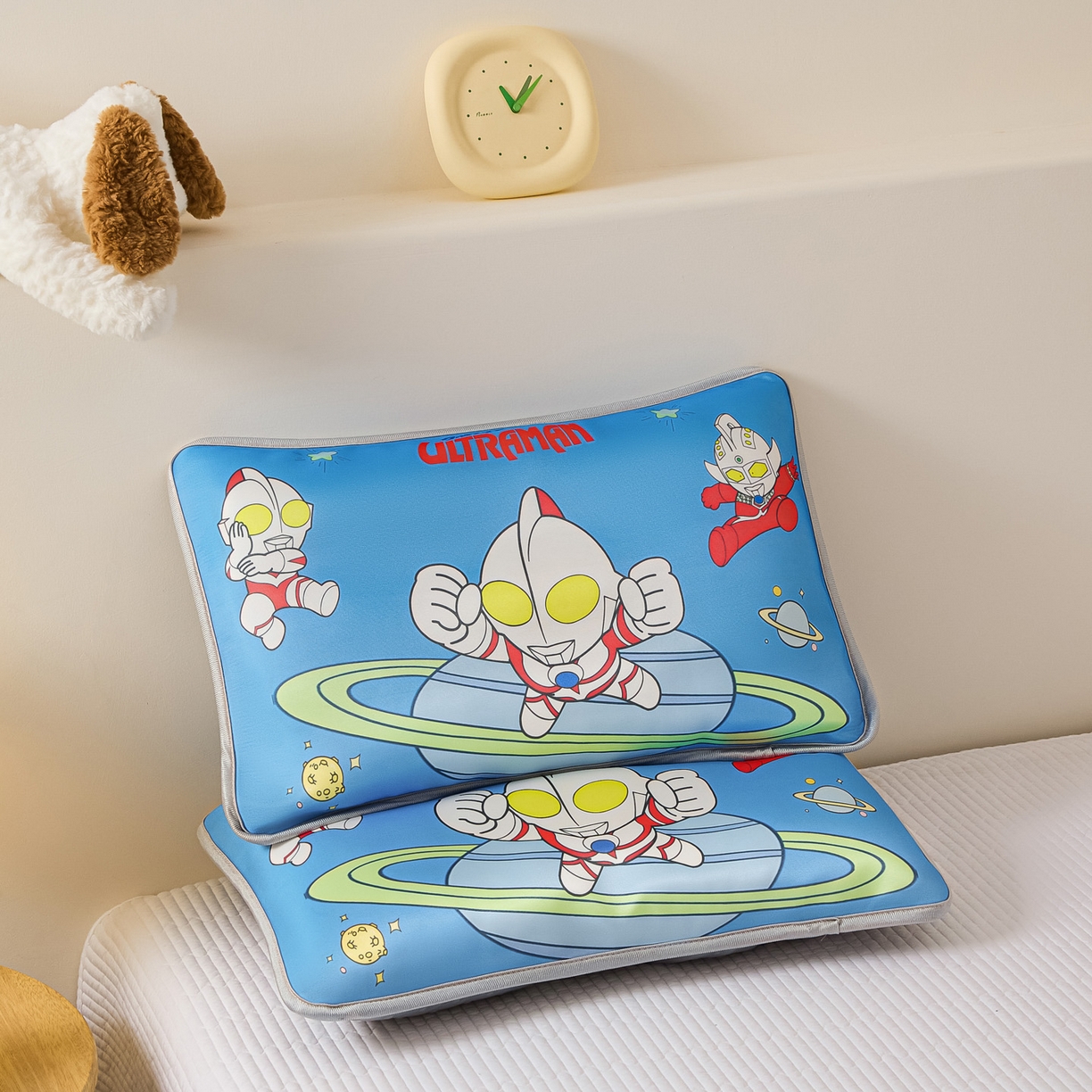 91家纺网 家纺一手货源 找家纺 云恋家纺 2026新款儿童卡通A类冰丝凉席枕套一对装夏季凉感丝可拆枕头儿童学生单人枕芯套 星际之光