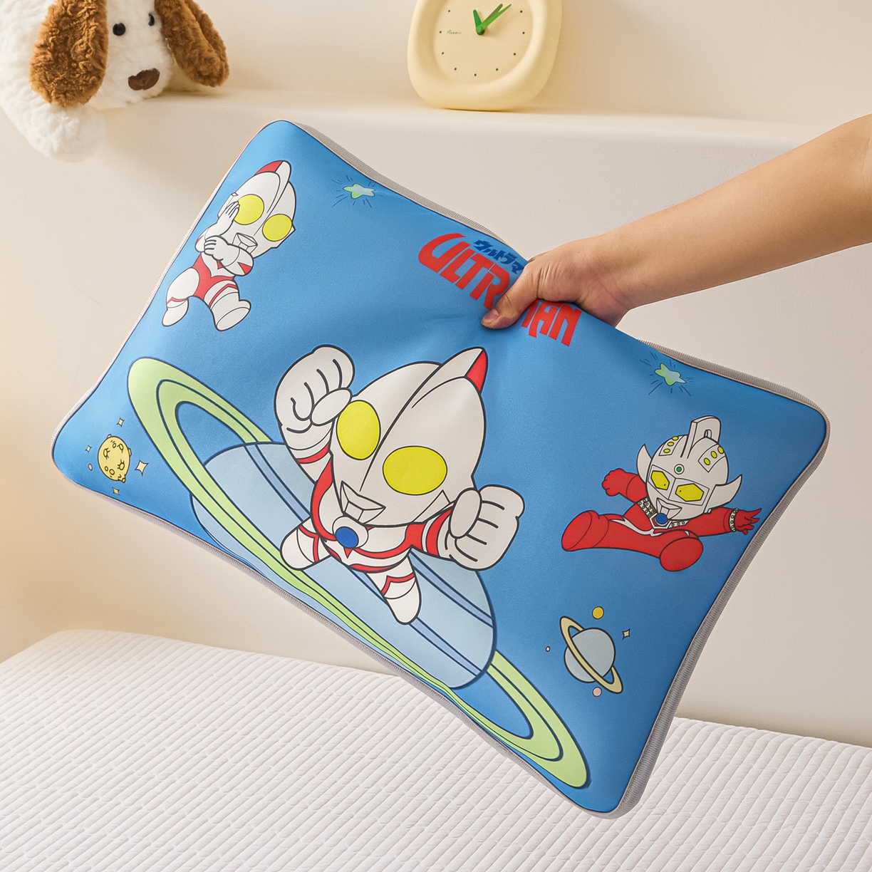 91家纺网 家纺一手货源 找家纺 云恋家纺 2026新款儿童卡通A类冰丝凉席枕套一对装夏季凉感丝可拆枕头儿童学生单人枕芯套 星际之光