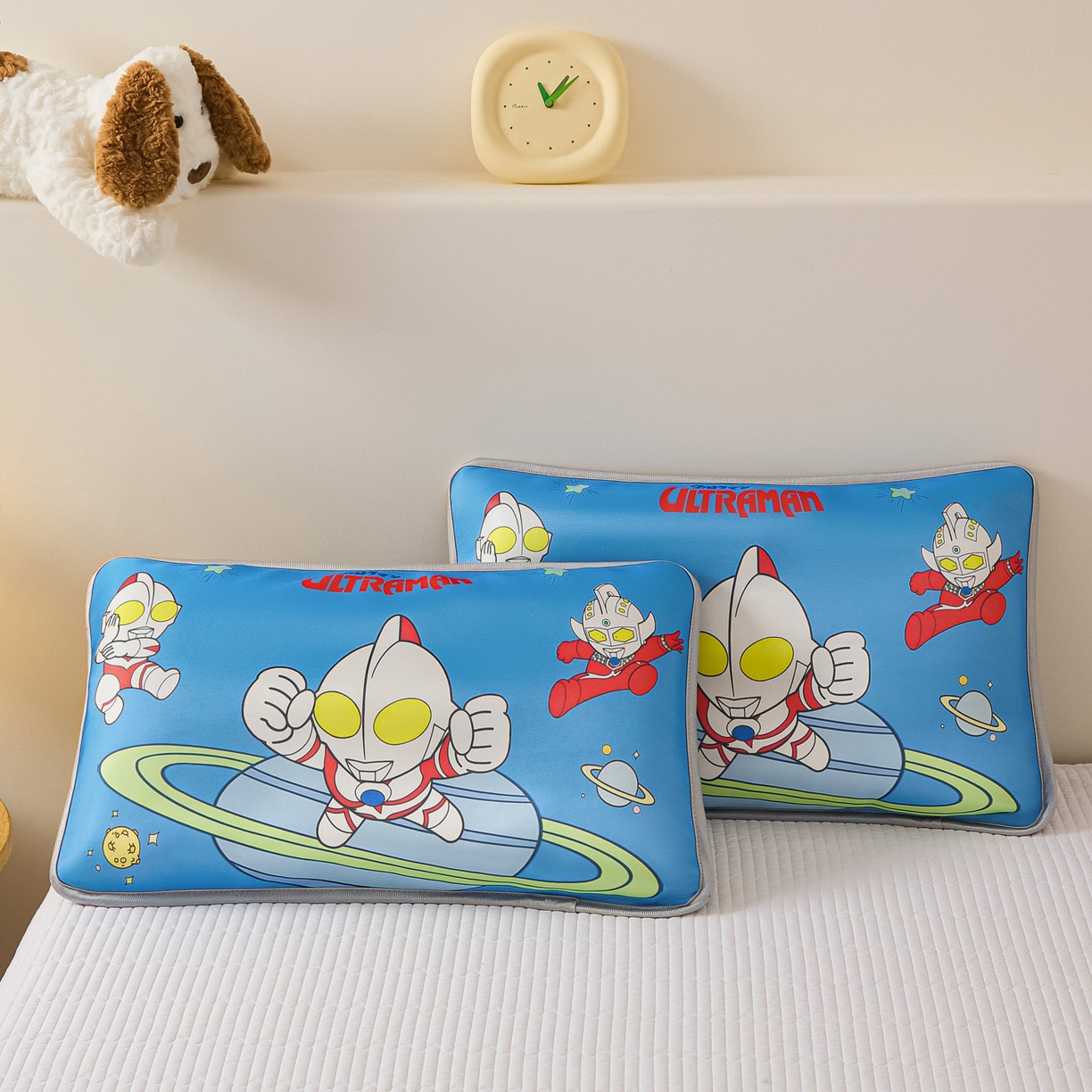 91家纺网 家纺一手货源 找家纺 云恋家纺 2026新款儿童卡通A类冰丝凉席枕套一对装夏季凉感丝可拆枕头儿童学生单人枕芯套 星际之光