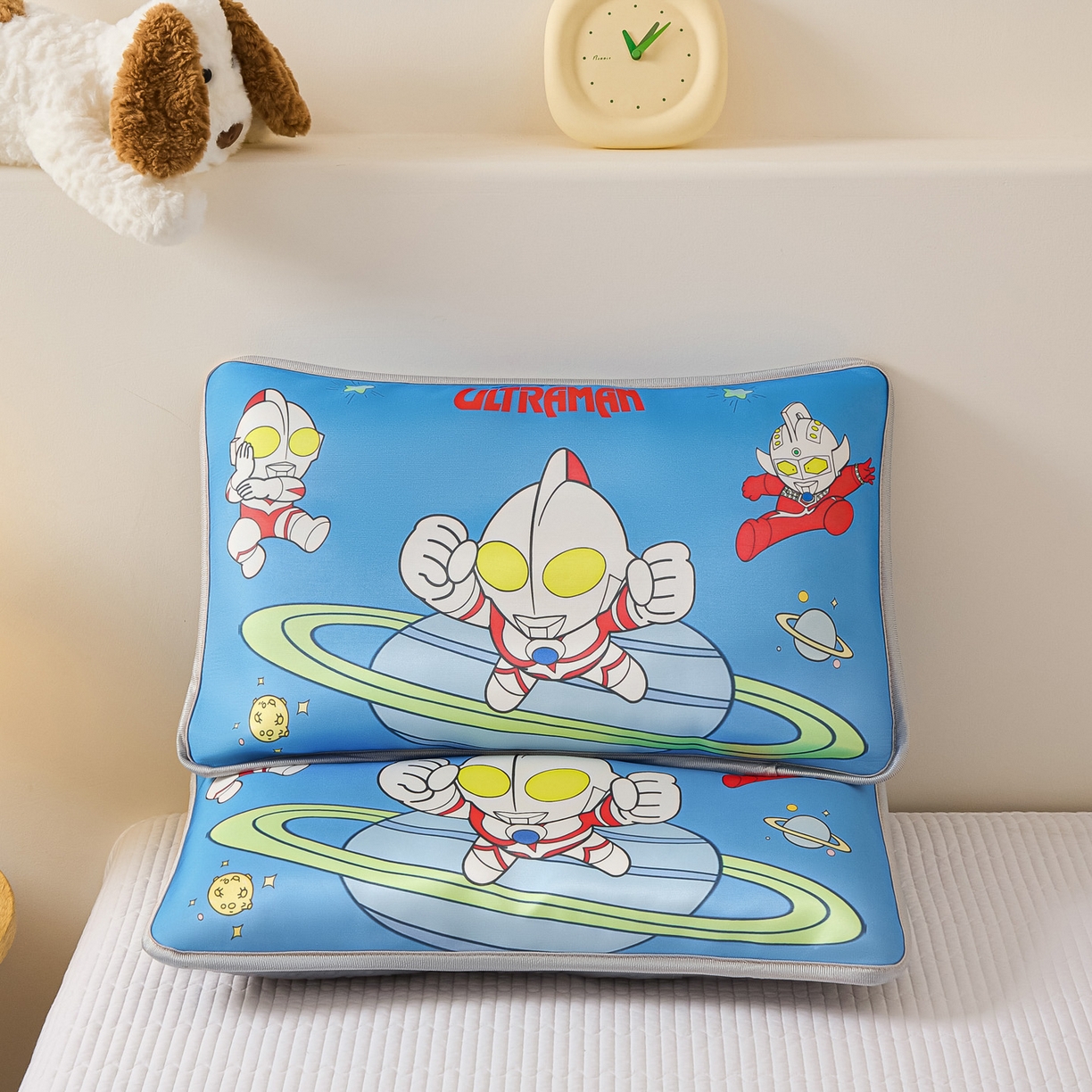 91家纺网 家纺一手货源 找家纺 云恋家纺 2026新款儿童卡通A类冰丝凉席枕套一对装夏季凉感丝可拆枕头儿童学生单人枕芯套 星际之光