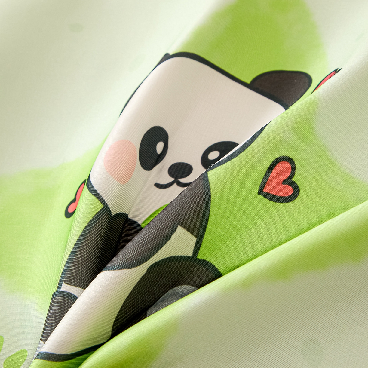 91家纺网 家纺一手货源 找家纺 云恋家纺 2026新款儿童卡通A类冰丝凉席枕套一对装夏季凉感丝可拆枕头儿童学生单人枕芯套 熊猫胖达