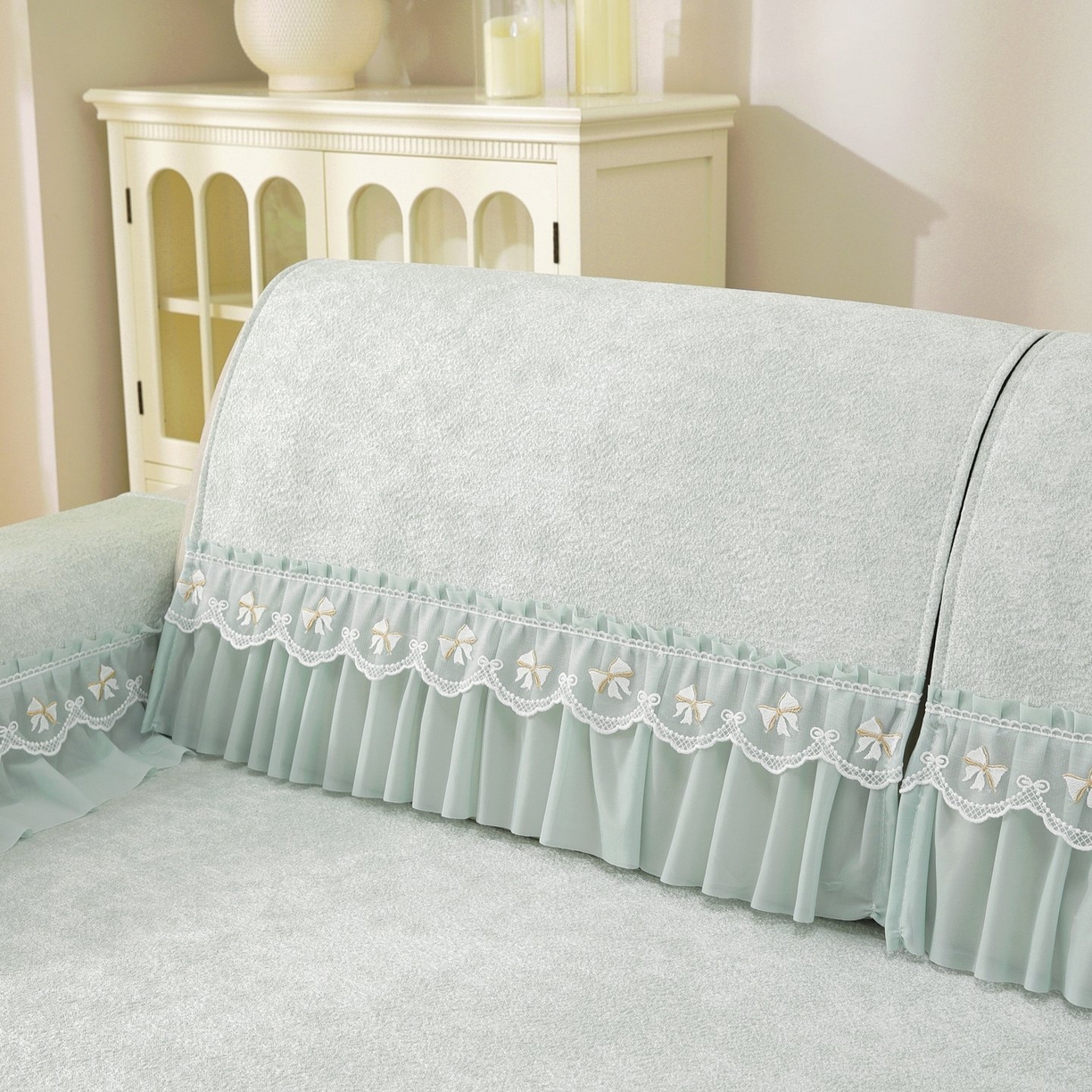 91家纺网 家纺一手货源 找家纺 （总）共鸣沙发垫 2026新款冰豆豆沙发垫素雅系列