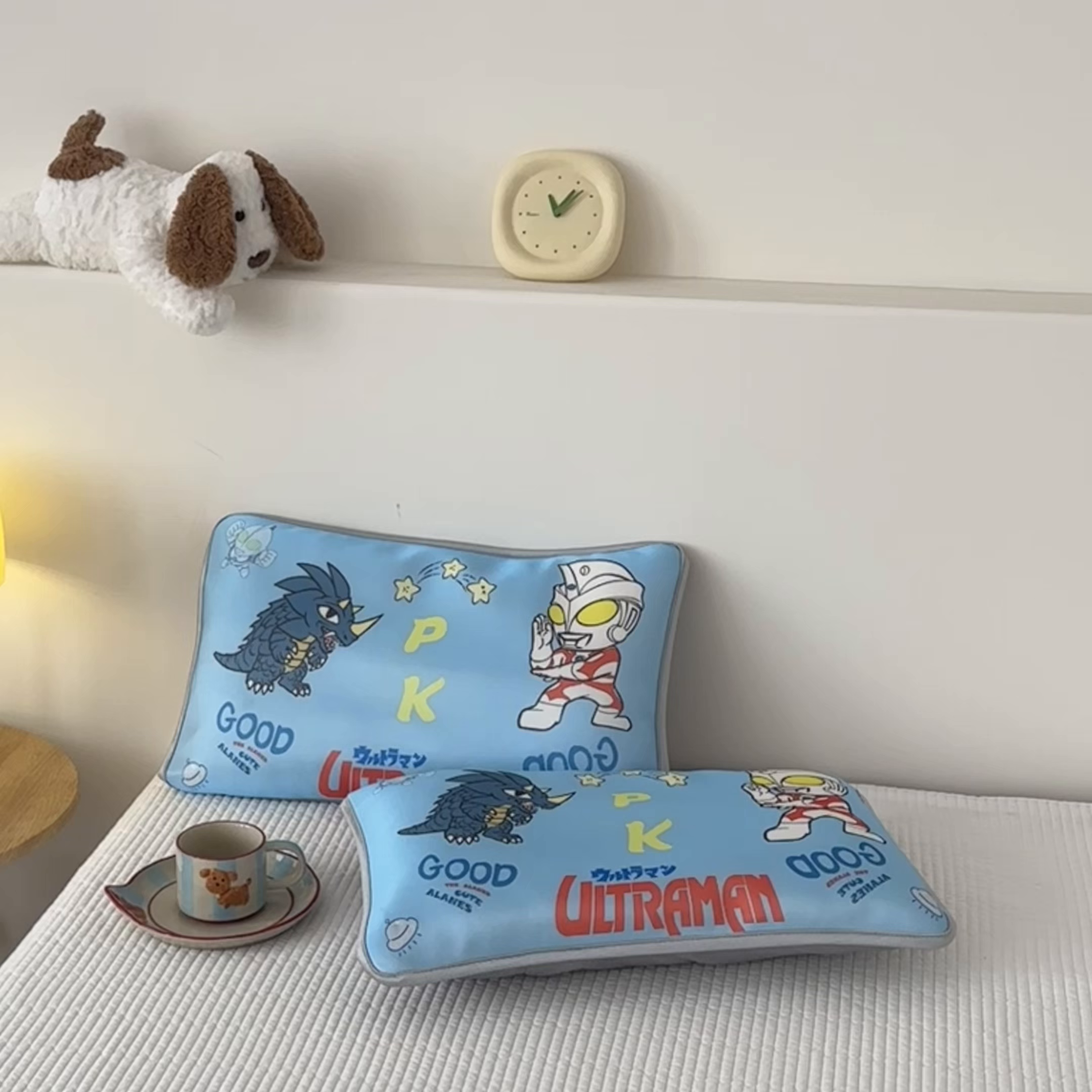 91家纺网 家纺一手货源 找家纺 云恋家纺 2026新款儿童卡通A类冰丝凉席枕套一对装夏季凉感丝可拆枕头儿童学生单人枕芯套 PK奥特曼