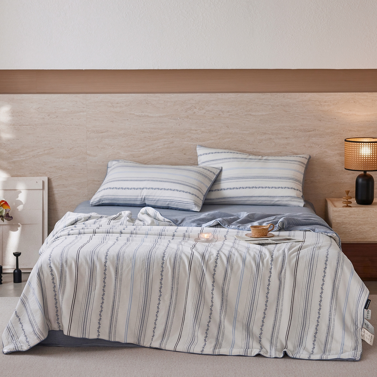 91家纺网 家纺一手货源 找家纺 （总）莱福仕家纺 2026新款波西米亚全棉提花夏被