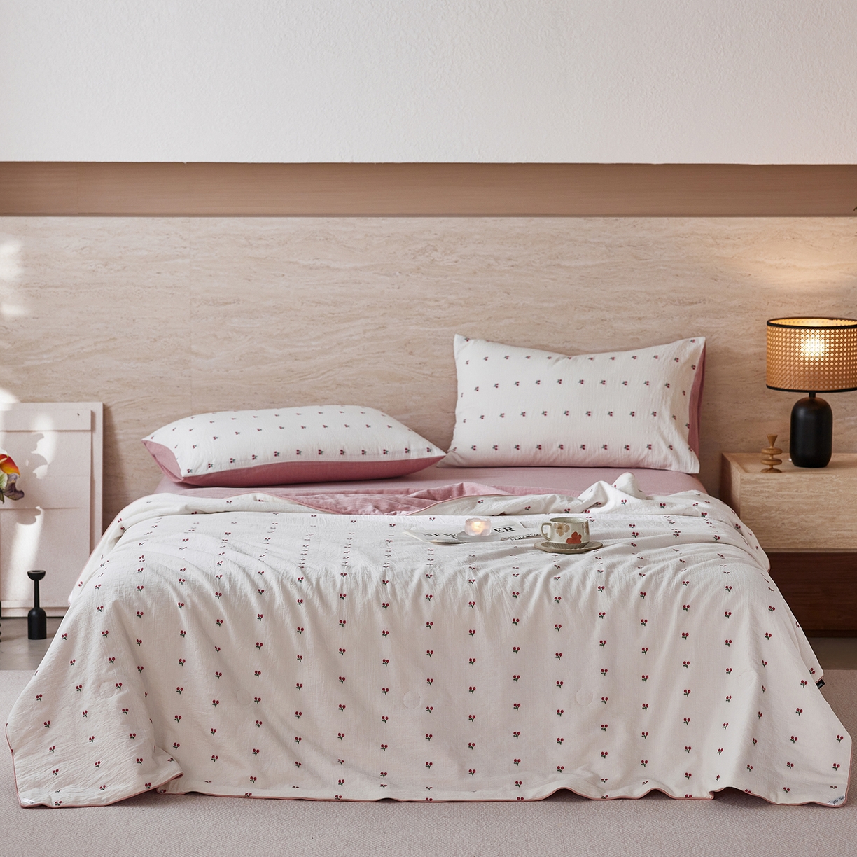 91家纺网 家纺一手货源 找家纺 （总）莱福仕家纺 2026新款波西米亚全棉提花夏被