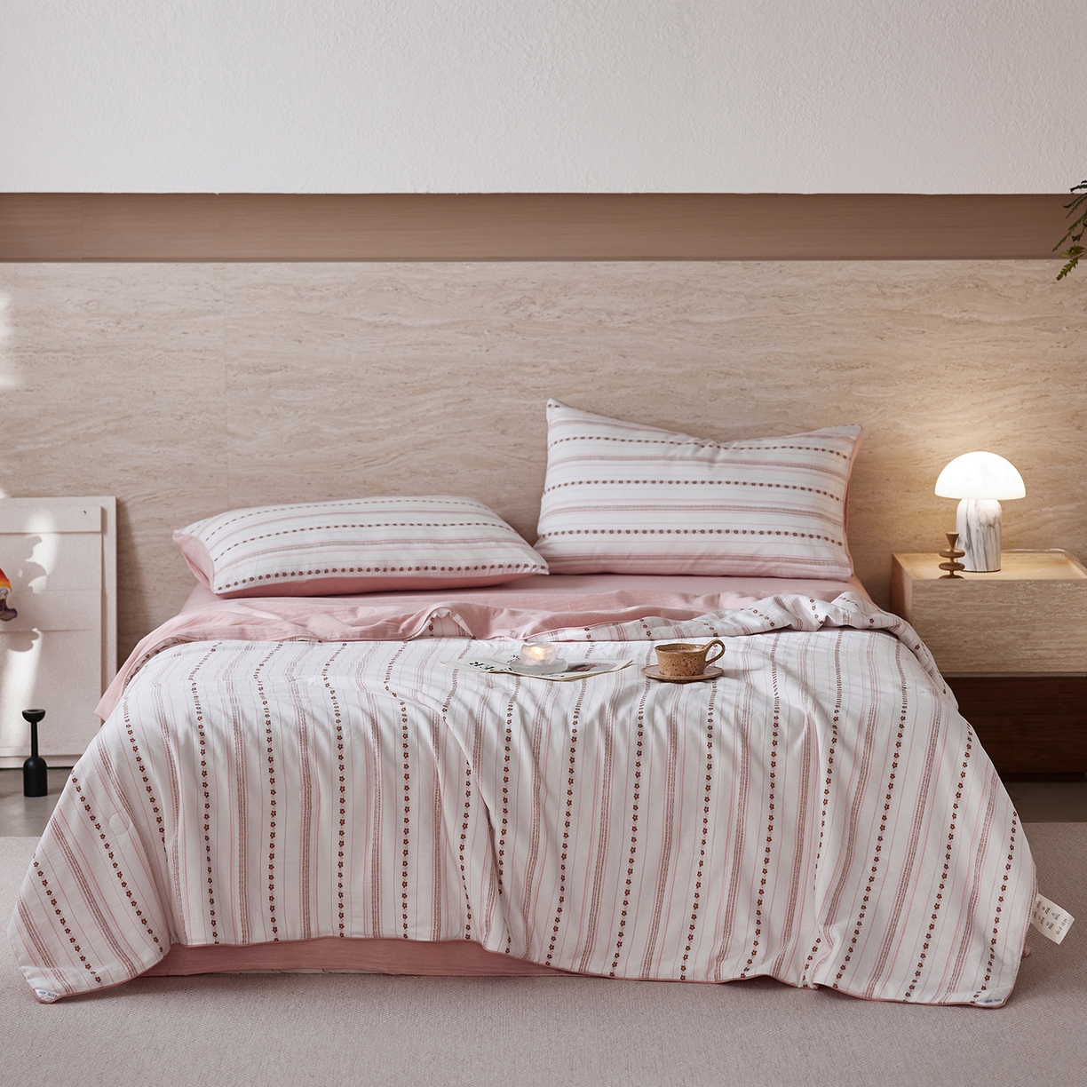 91家纺网 家纺一手货源 找家纺 （总）莱福仕家纺 2026新款波西米亚全棉提花夏被