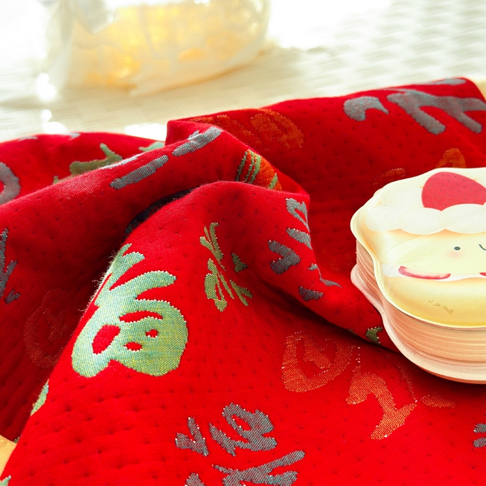 91家纺网 家纺一手货源 找家纺 姝辰 2026新款卡通儿童三层纱提花枕套全棉乳胶枕头套 福多多