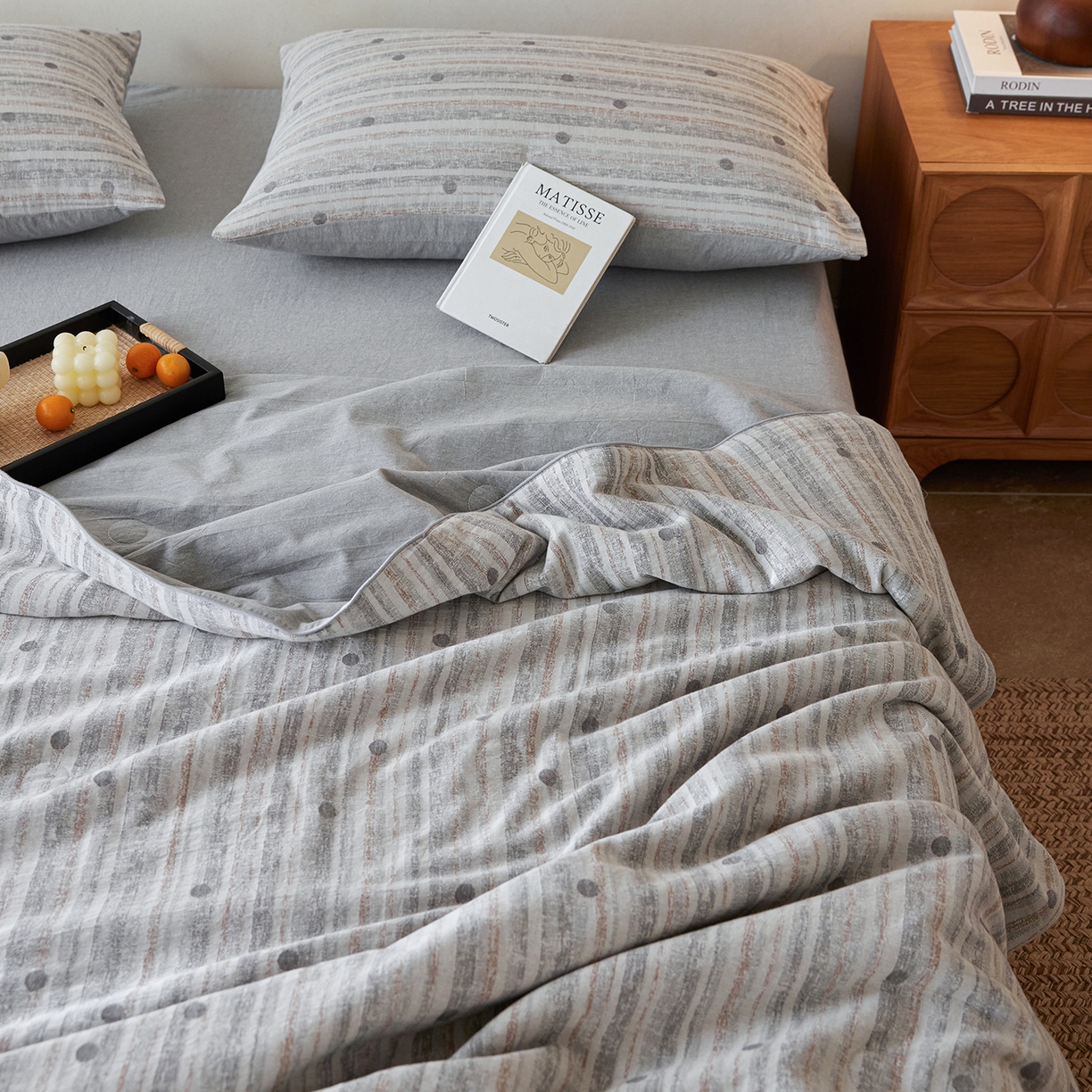 91家纺网 家纺一手货源 找家纺 （总）莱福仕家纺 2026新款波西米亚全棉提花夏被