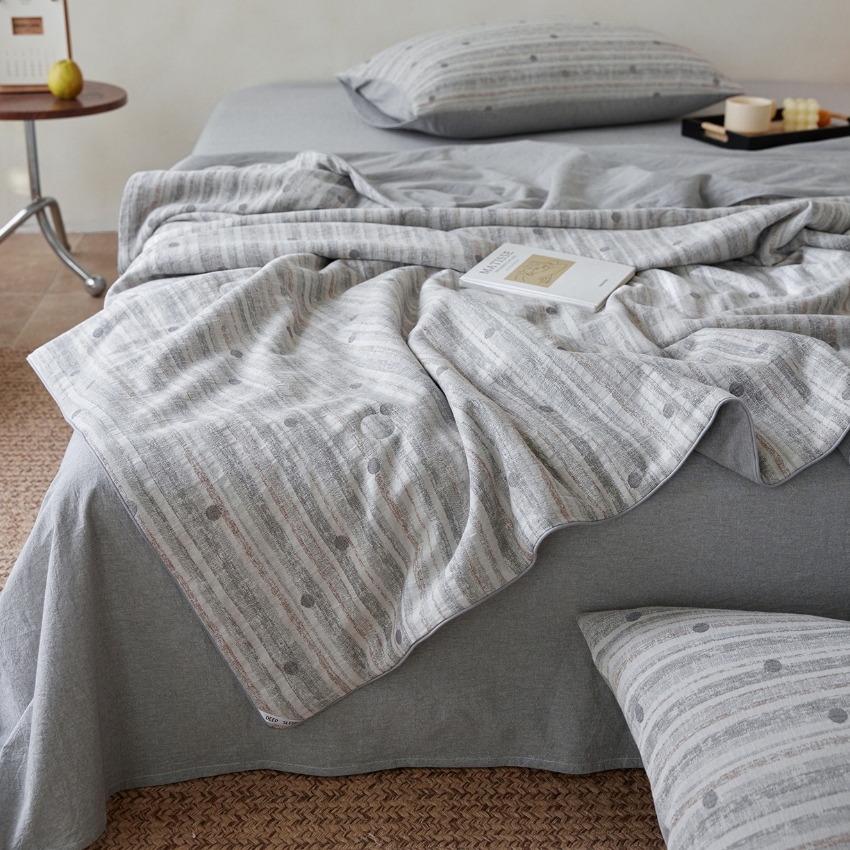 91家纺网 家纺一手货源 找家纺 （总）莱福仕家纺 2026新款波西米亚全棉提花夏被