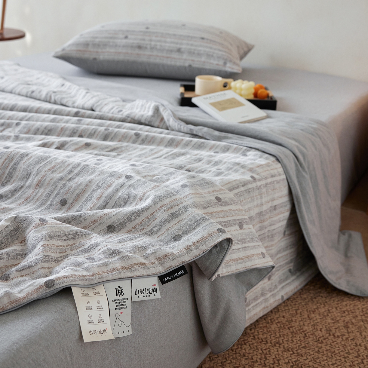 91家纺网 家纺一手货源 找家纺 （总）莱福仕家纺 2026新款波西米亚全棉提花夏被