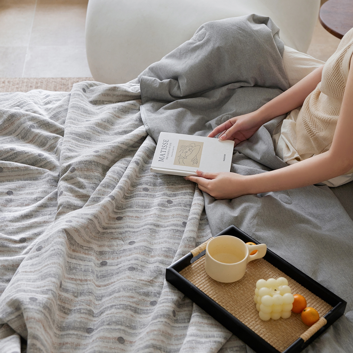 91家纺网 家纺一手货源 找家纺 （总）莱福仕家纺 2026新款波西米亚全棉提花夏被