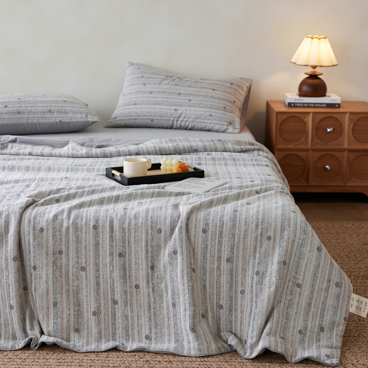 91家纺网 家纺一手货源 找家纺 （总）莱福仕家纺 2026新款波西米亚全棉提花夏被