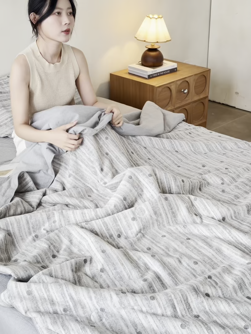 91家纺网 家纺一手货源 找家纺 （总）莱福仕家纺 2026新款波西米亚全棉提花夏被