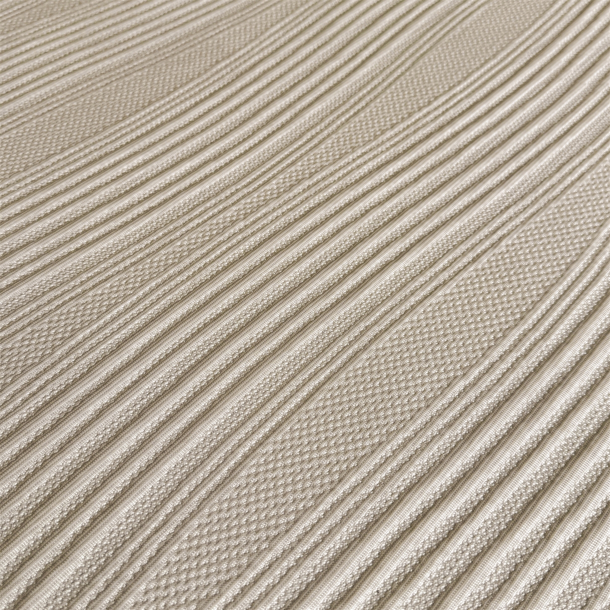 91家纺网 家纺一手货源 找家纺 耐思家纺 2026新款A类高克重三明治复合乙纶提花冰豆豆凉席床笠小蛮腰系列（提供买家秀） 小蛮腰-卡其床笠款