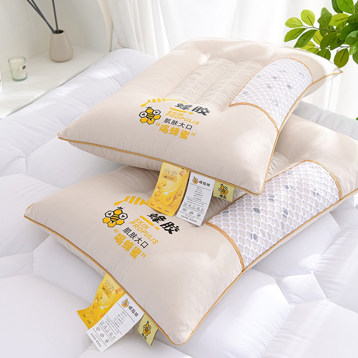 91家纺网 家纺一手货源 找家纺 （总）老地方家纺 2026新款蜂胶薄荷磁疗定型枕头枕芯