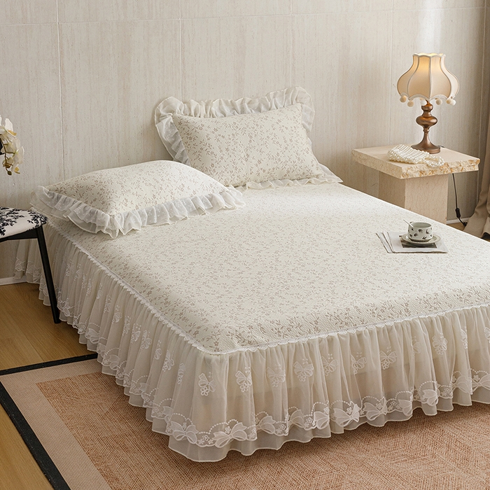 91家纺网 家纺一手货源 找家纺 菊上家纺 2026春夏新款PE凉席甜美香草系列凉席席子 香草咖