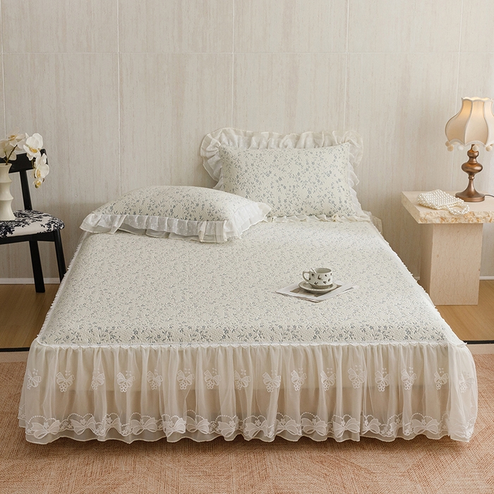 菊上家纺 2026春夏新款PE凉席甜美香草系列凉席席子 香草蓝