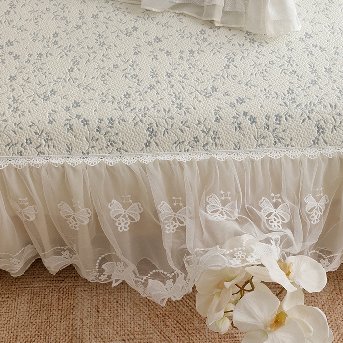 91家纺网 家纺一手货源 找家纺 菊上家纺 2026春夏新款PE凉席甜美香草系列凉席席子 香草蓝