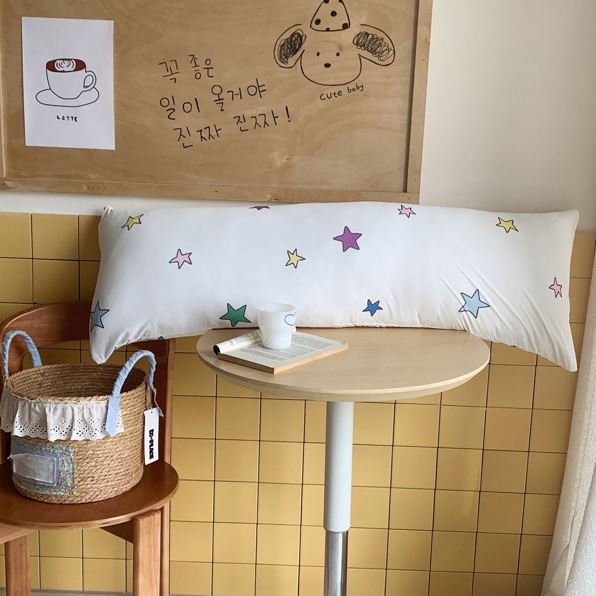 91家纺网 家纺一手货源 找家纺 桃喜 2026新款凉感多功能长抱枕 凉感抱枕-彩色星星