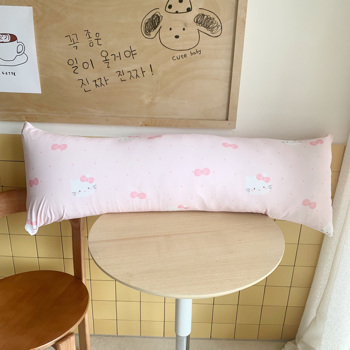 91家纺网 家纺一手货源 找家纺 桃喜 2026新款凉感多功能长抱枕 凉感抱枕-超甜小猫