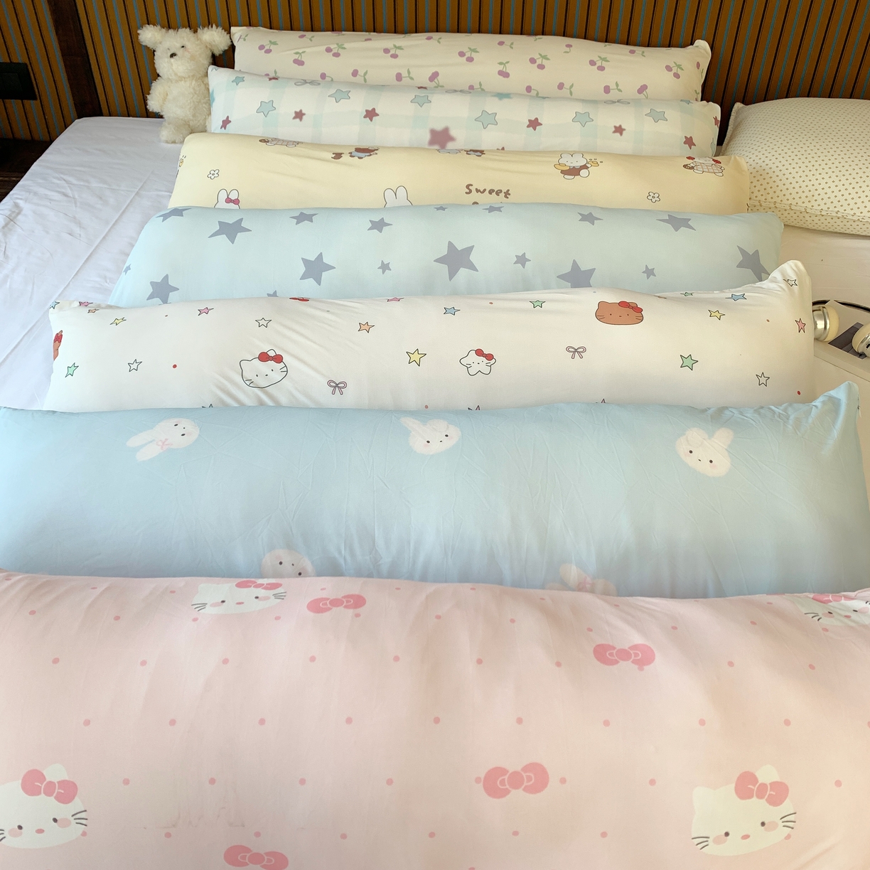 91家纺网 家纺一手货源 找家纺 桃喜 2026新款凉感多功能长抱枕 组合图仅供参考不可下单