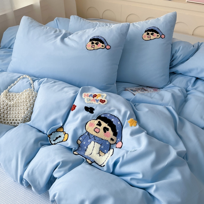 91家纺网 家纺一手货源 找家纺 （总）鑫佳居 2026新款古法水洗云感棉毛巾绣四件套