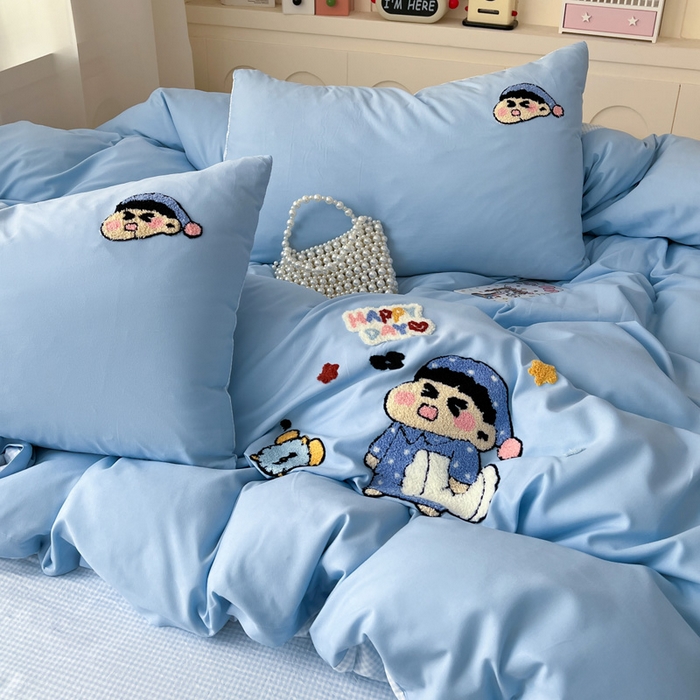 91家纺网 家纺一手货源 找家纺 （总）鑫佳居 2026新款古法水洗云感棉毛巾绣四件套