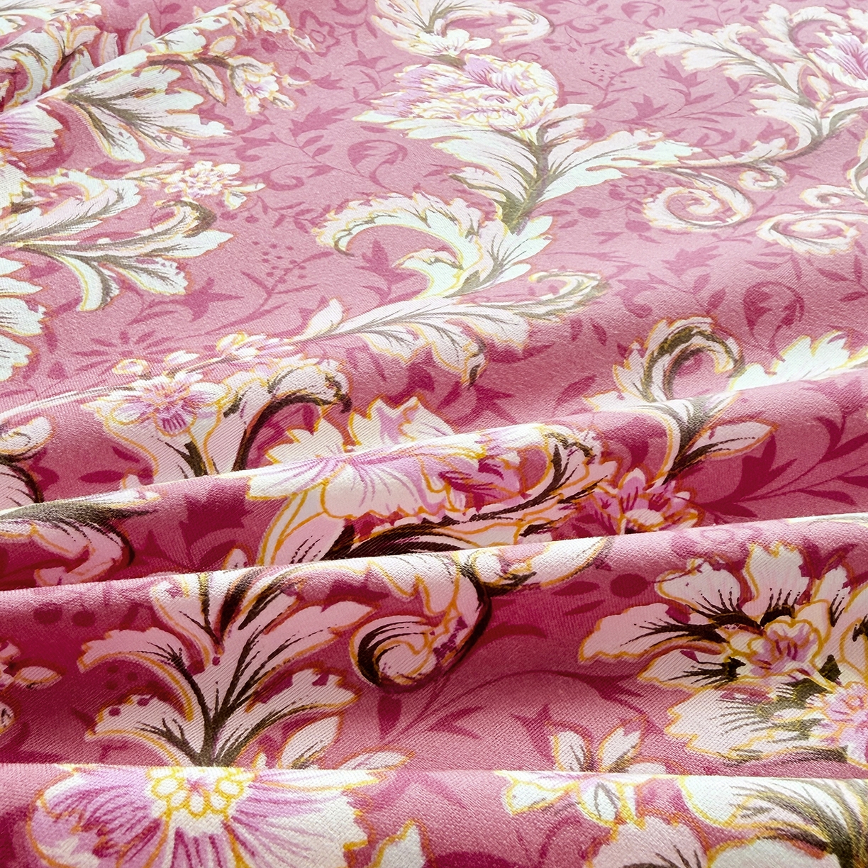 91家纺网 家纺一手货源 找家纺 亿佳人 2026新款芦荟棉化纤四件套单床裙单枕套-床裙款四件套 鸿运