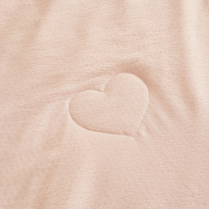 91家纺网 家纺一手货源 找家纺 小桃姐家纺 2026新款拼色无印风新疆棉花被春秋被夏被被子被芯 白桃粉