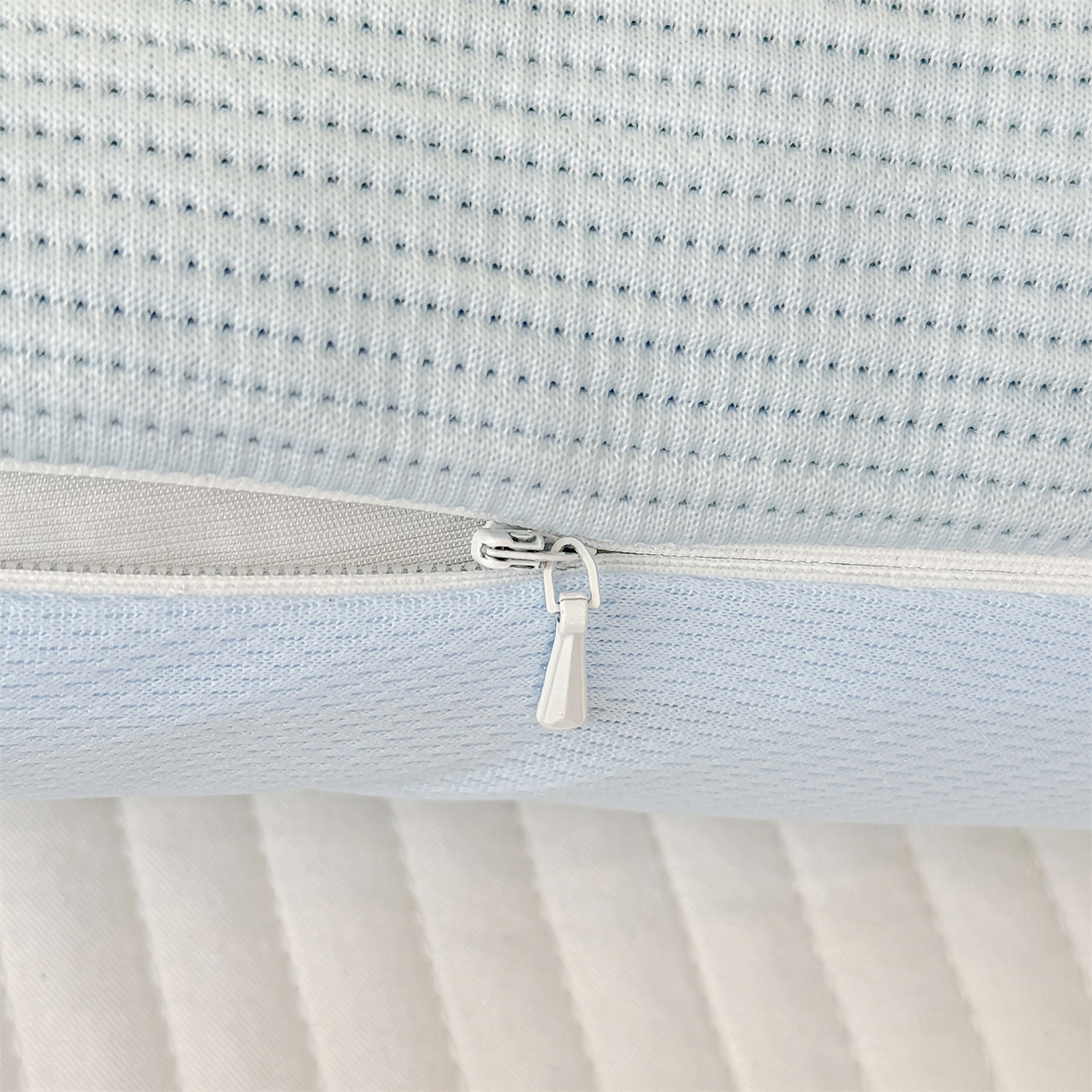 91家纺网 家纺一手货源 找家纺 麦肯锡 2026新款小恐龙儿童荞麦枕枕头枕芯 蓝色