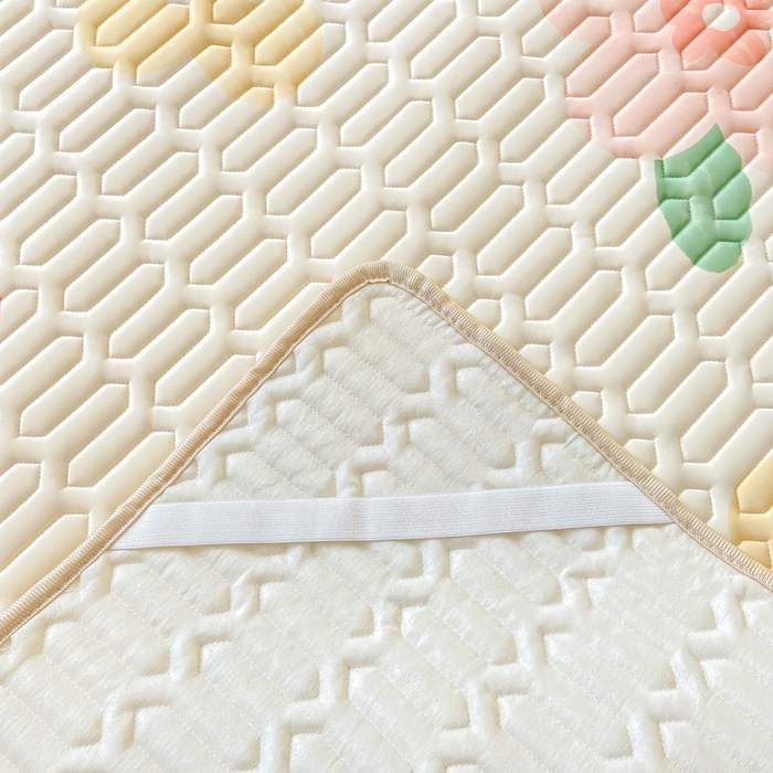 91家纺网 家纺一手货源 找家纺 （总）耐思家纺 2025新款A类0.5乳胶母婴级凉感丝印花乳胶凉席