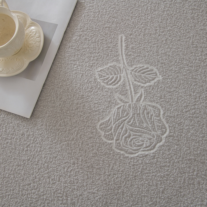 91家纺网 家纺一手货源 找家纺 程百万家纺 2026新款玫瑰之恋双针提花冰豆豆凉席床裙款（控价不低于小号149，标准159，加大169） 玫瑰之恋-灰色