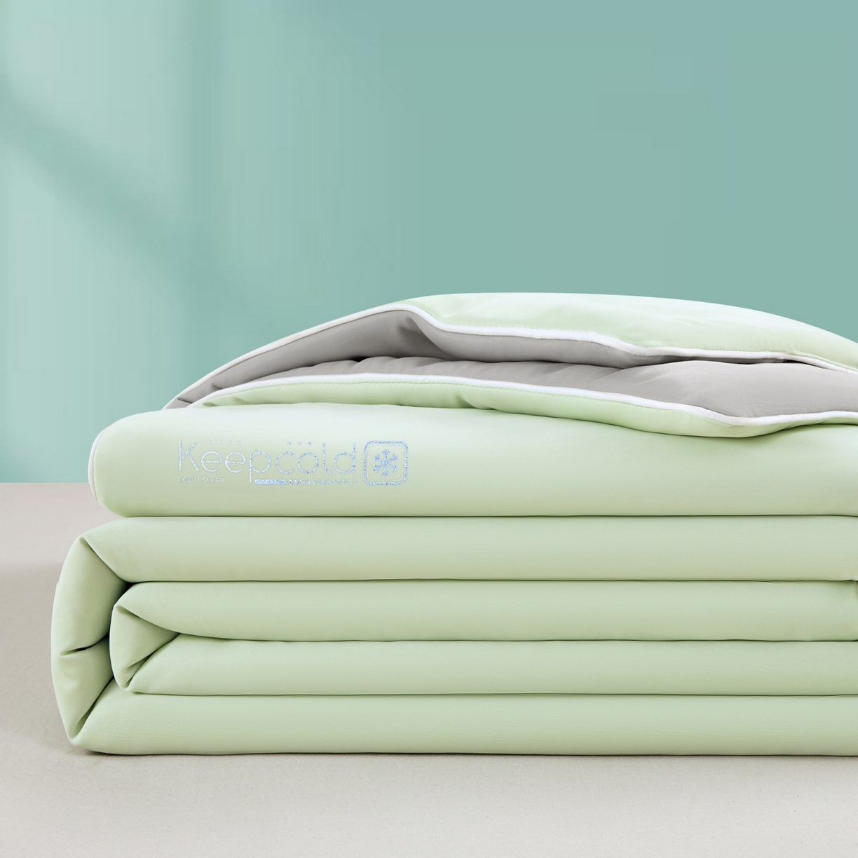 91家纺网 家纺一手货源 找家纺 悦织湾家纺 2026新款水洗冰丝贡缎提花亲肤四件套春夏凉爽床上用品四件套 琼华锦序