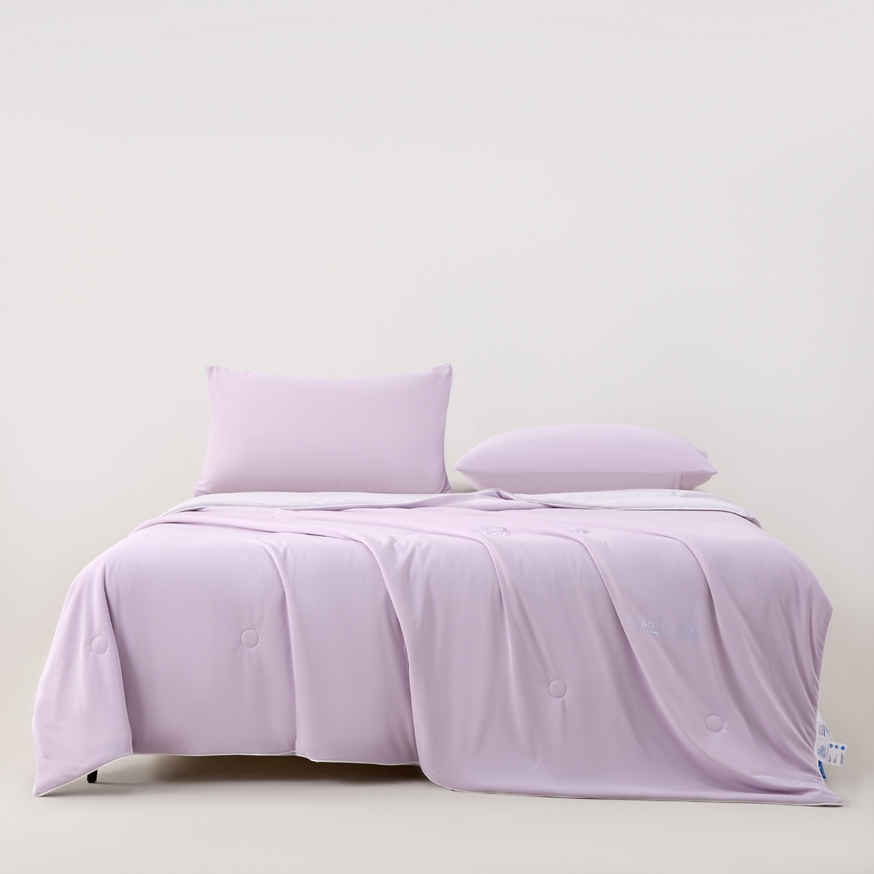 91家纺网 家纺一手货源 找家纺 悦织湾家纺 2026新款凉感丝夏被夏凉被透气凉感冰丝被子空调被夏秋 香芋紫