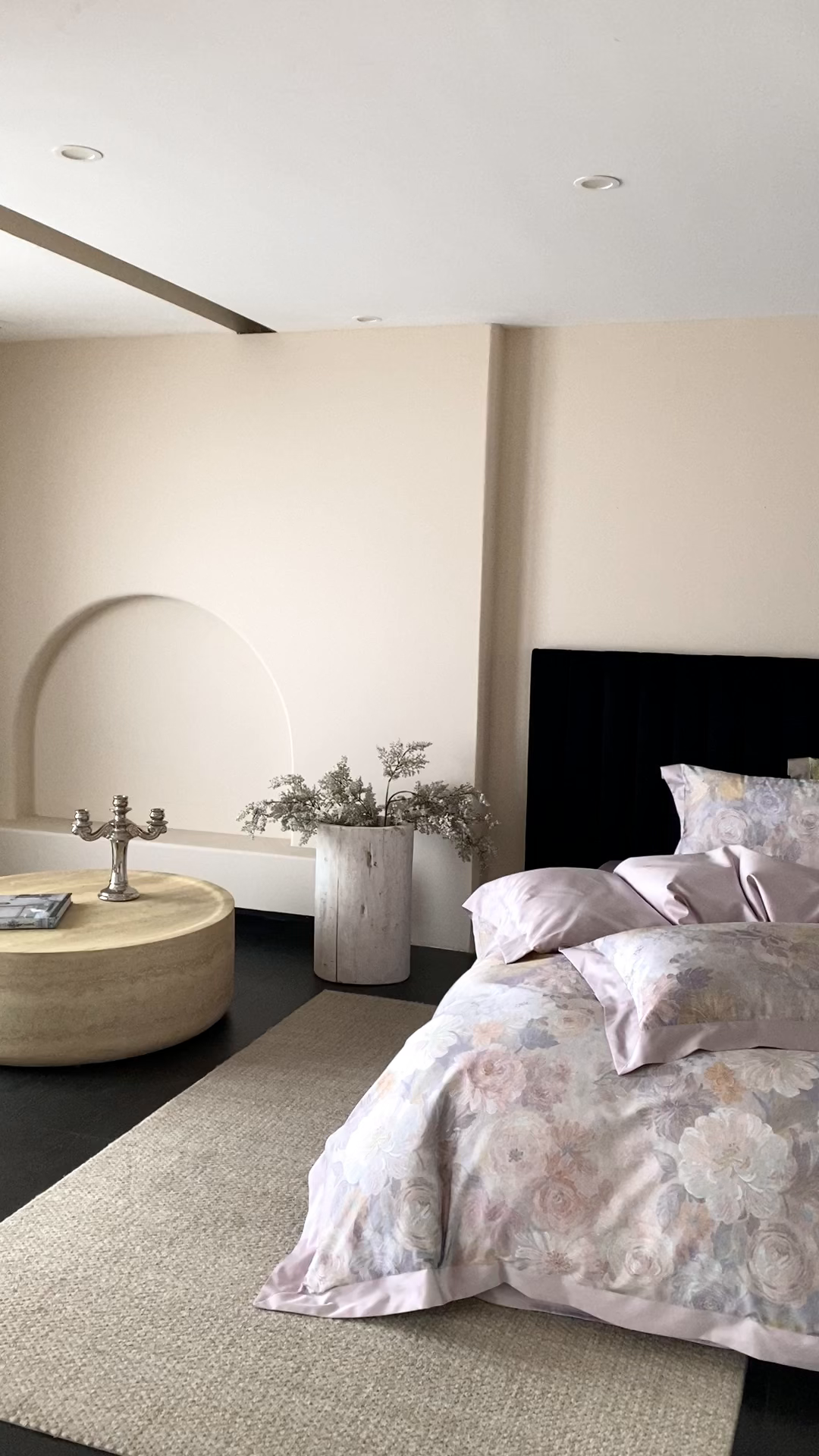 91家纺网 家纺一手货源 找家纺 赫帛 2026新款高端舒柔棉纯棉数码印花四件套-谧境系列 谧境-油画烟紫