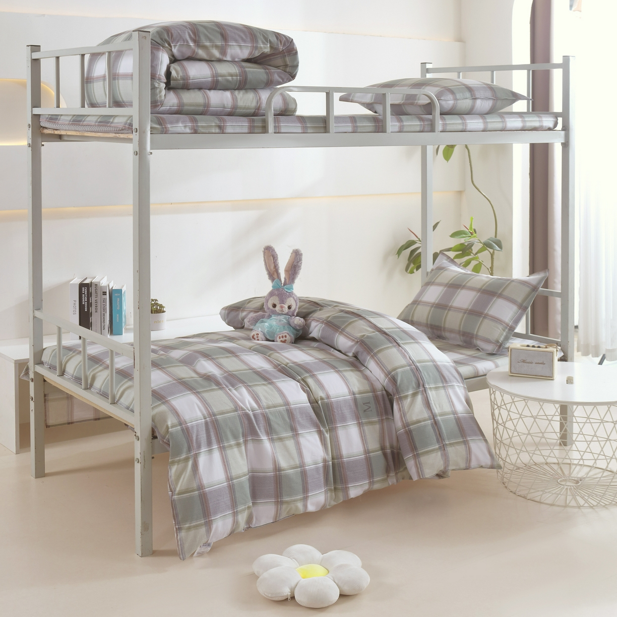 91家纺网 家纺一手货源 找家纺 （总）雅绅阁 2026新款全棉纯棉加厚13372学生三件套多件套