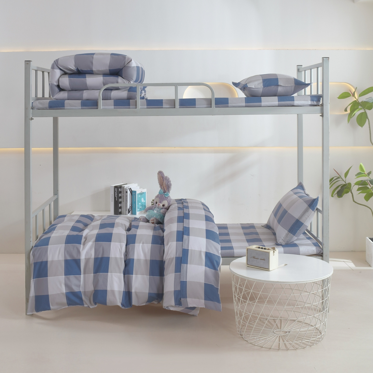 91家纺网 家纺一手货源 找家纺 雅绅阁 2026新款全棉纯棉加厚13372学生三件套多件套 向阳